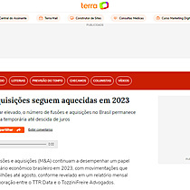 Fuses e aquisies seguem aquecidas em 2023